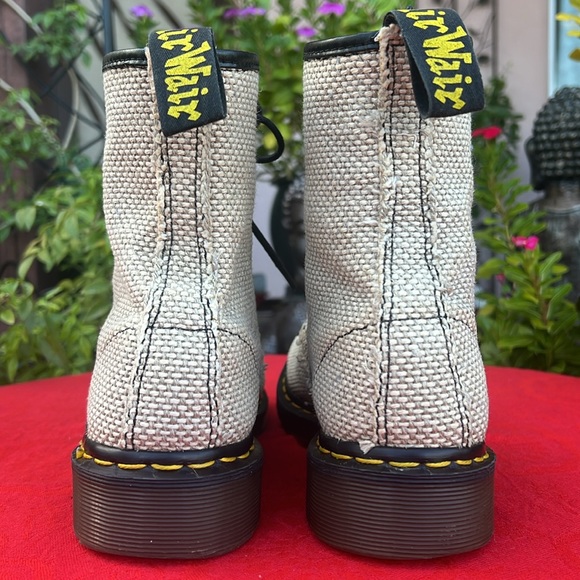 🏴 RARE Burlap England Made Vintage Dr. Martens Boots UK 8 EC‼️ - Picture 9 of 17